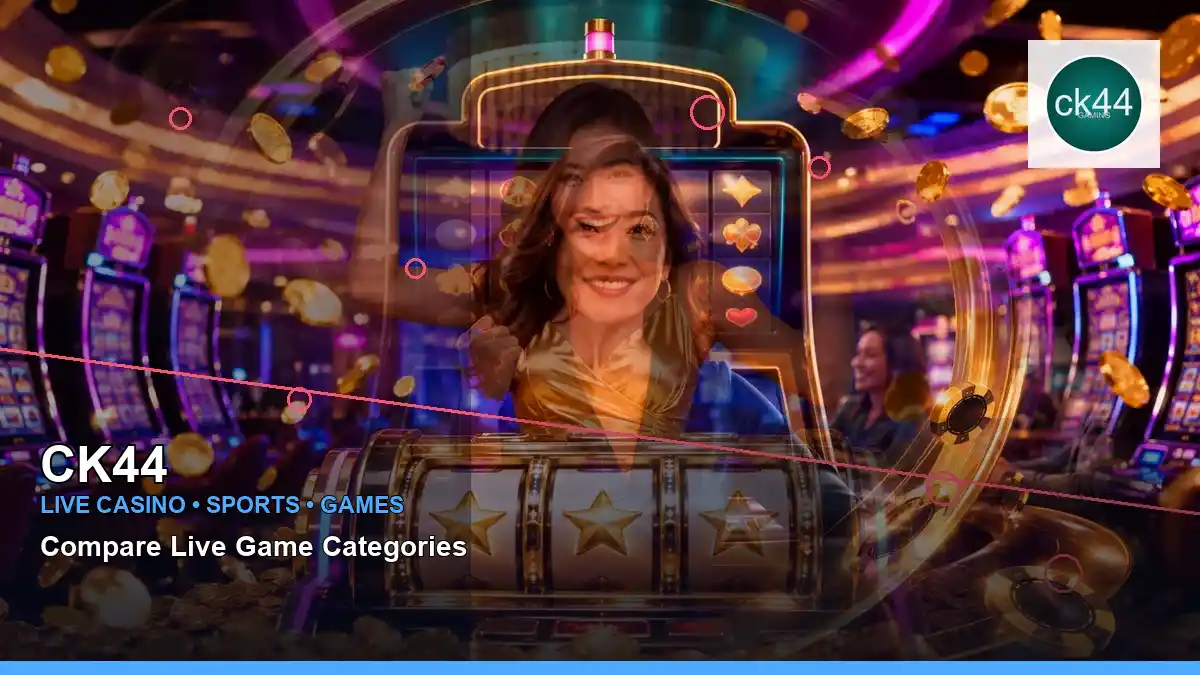CK44 লাইভ ক্যাসিনো ও স্পোর্টস গেমস | Bangladesh live gaming — live casino showcase · 4 — sports