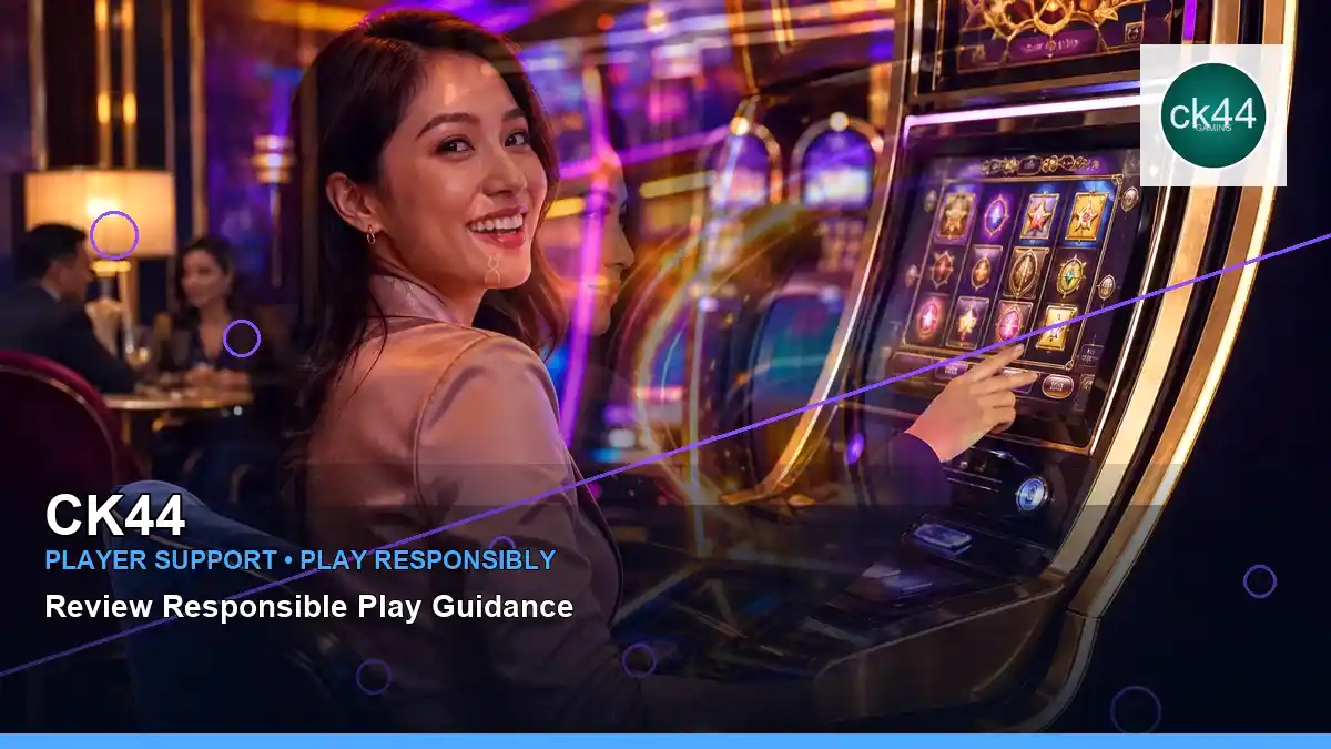 CK44 প্লেয়ার সহায়তা ও responsible gaming | Bangladesh guide — player help · 1 — slide